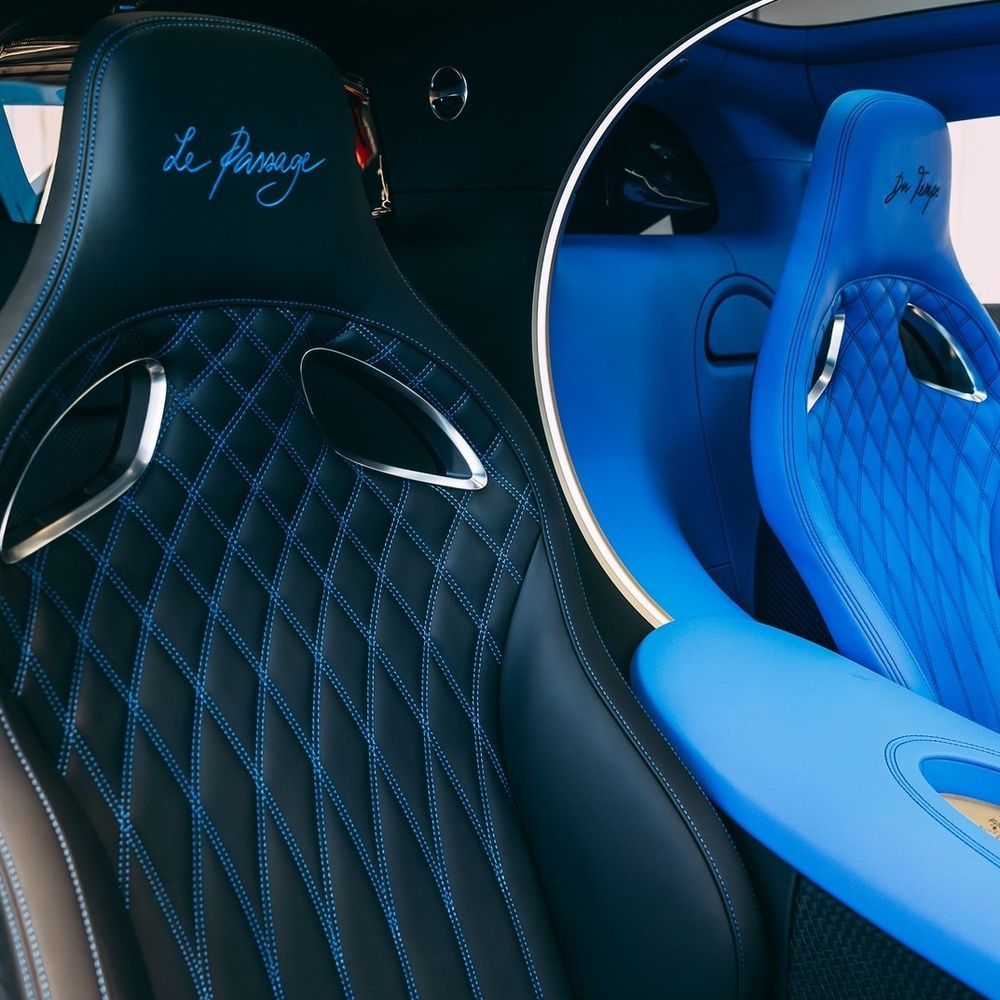 Bugatti Chiron Super Sport Le Passage du Temps ภายใน
