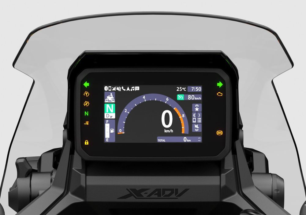 Honda X-ADV 2025 TFT Screen