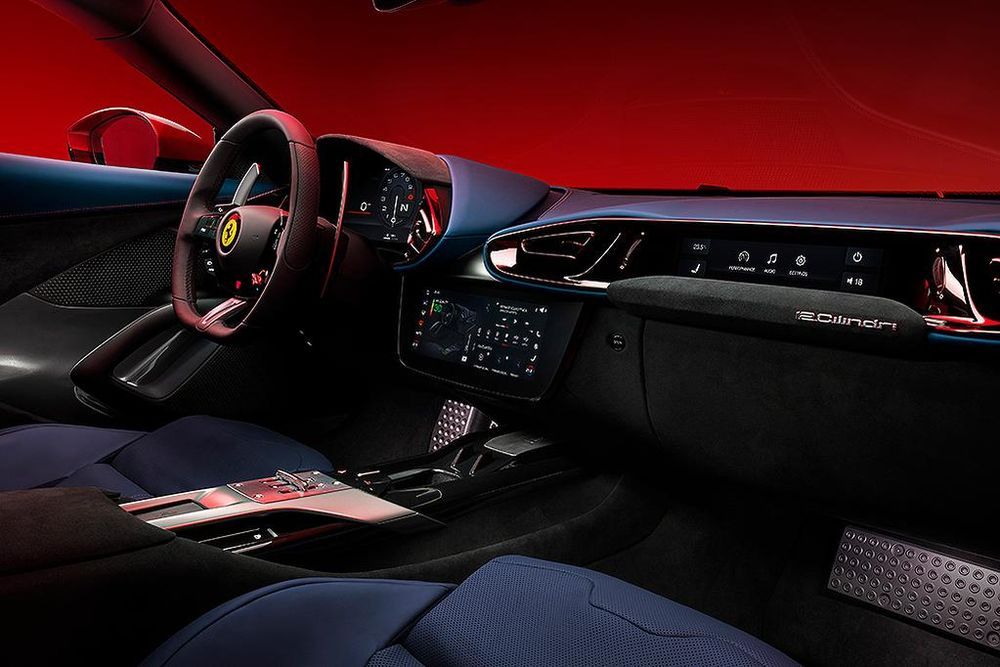 การออกแบบภายในของ Ferrari 12Cilindri