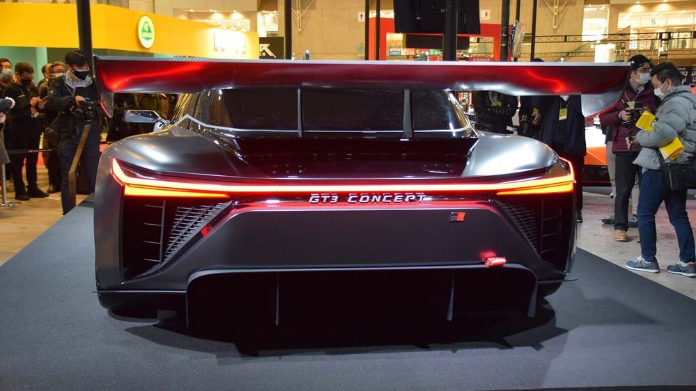 Toyota GR GT3 Concept ด้านหลัง