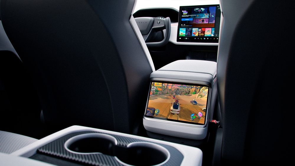 Tesla Model S 2025 Rear screen