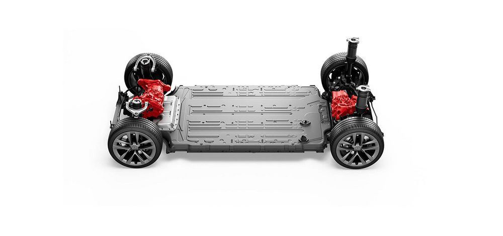 Tesla Model S 2022 Standard โครงสร้าง