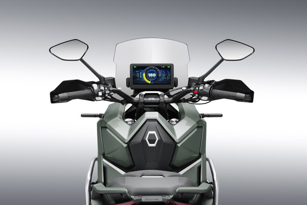 Zontes 368G Stone Green สีเขียว Dashboard