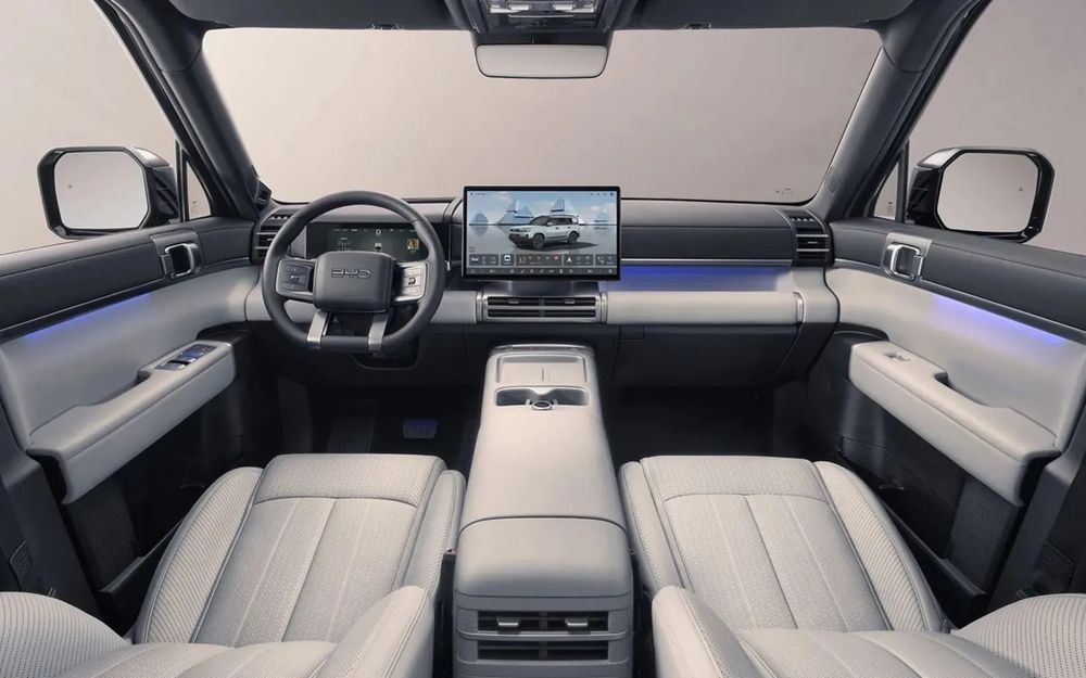 BYD Ti 7 ภายในห้องโดยสาร