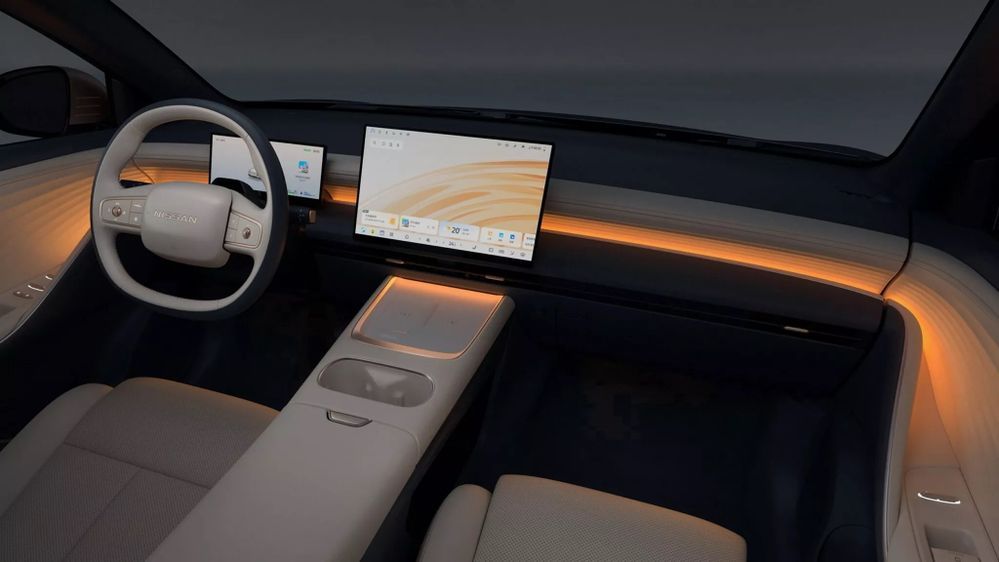 Nissan N6 PHEV ภายในห้องโดยสาร