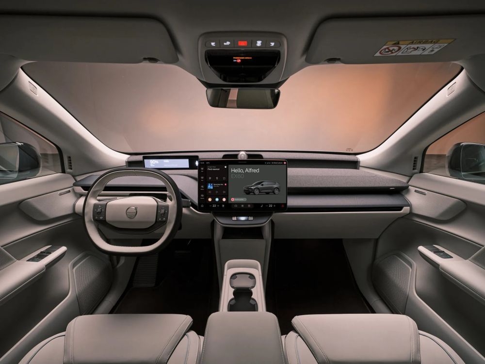 Volvo EX60 ภายในห้องโดยสาร