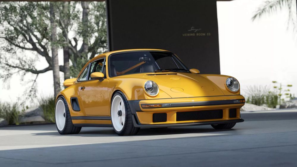 Porsche 911 Carrera Coupe by Singer ด้านหน้า