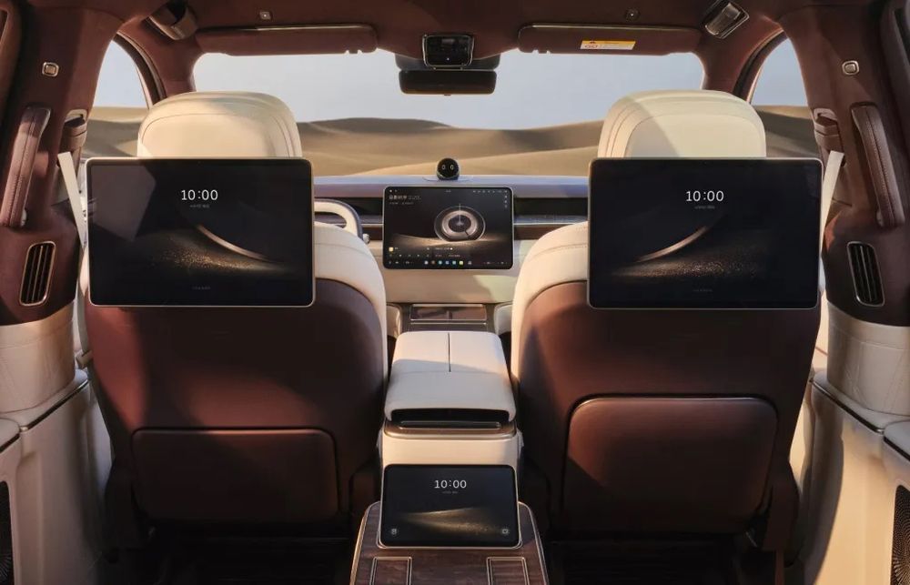 Nio ES9 หน้าจอทัชสกรีนผู้โดยสารตอนที่สอง