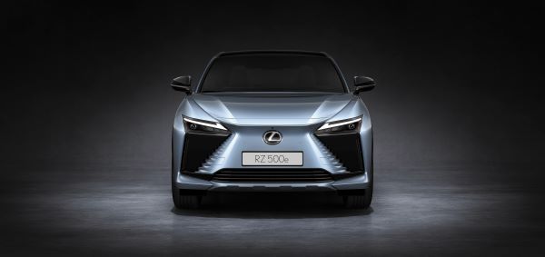 The New All-electric Lexus RZ 2025-2026 ด้านหน้า