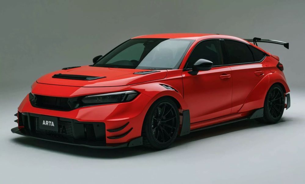Civic Type R ARTA GT กันชนหน้าทรงใหม่พร้อมลิ้น