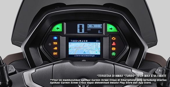 Yamaha NMAX Turbo Dashboard