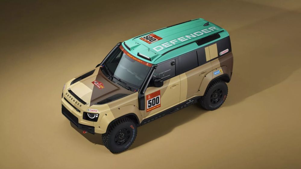 Land Rover Defender Dakar D7X-R ด้านบน
