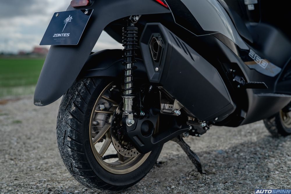 Zontes 368K Rear suspension