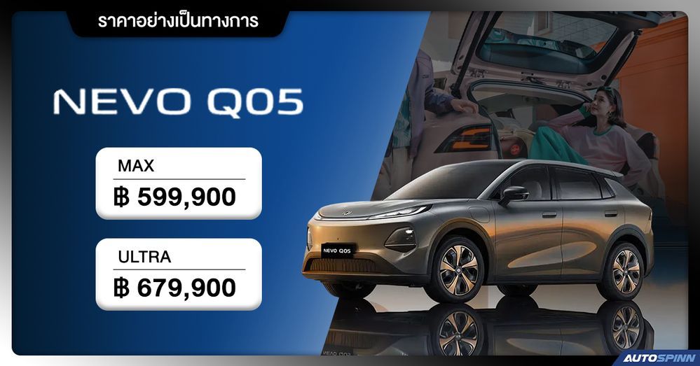 ราคาอย่างเป็นทางการ NEVO Q05