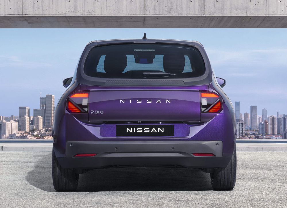 Nissan Pixo ดีไซน์ด้านท้าย
