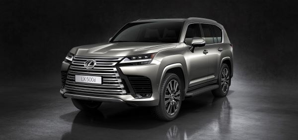 The All-new Lexus LX 500d 2025-2026 ด้านหน้า