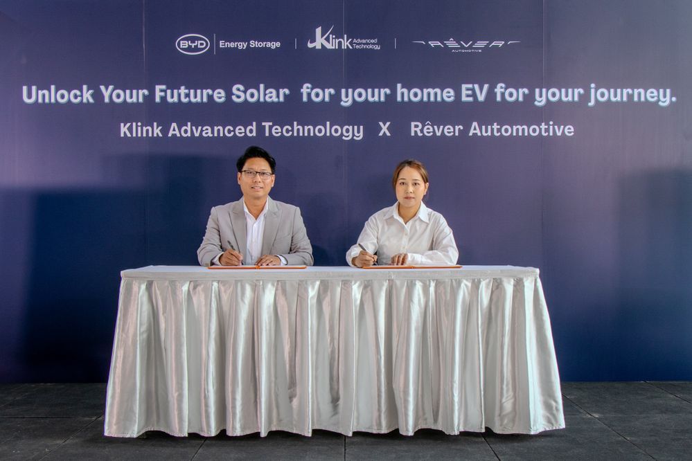 RÊVER จับมือ K-LINK พลิกโฉมโชว์รูม BYD สู่ศูนย์รวมพลังงานสะอาดครบวงจร