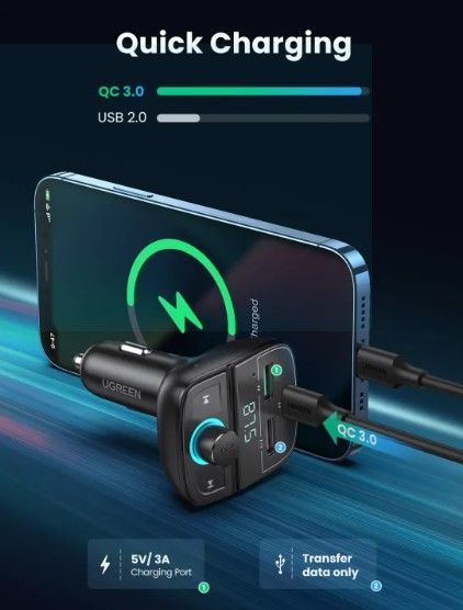 UGREEN Car Bluetooth Adapter (รุ่น 80910) ราคาประมาณ 599 บาท