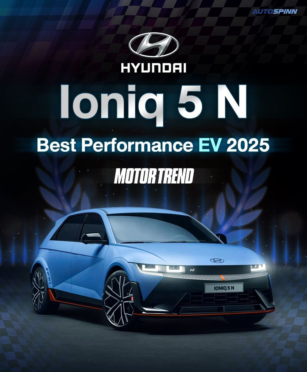 Hyundai Ioniq 5 N Best Performance EV MotorTrend Best Tech Winners 2025