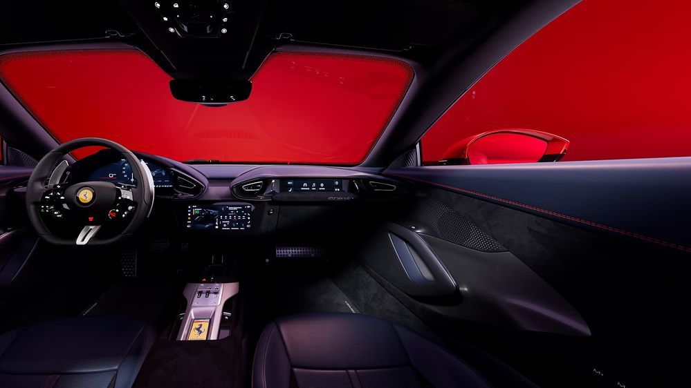 การออกแบบภายในของ Ferrari 12Cilindri