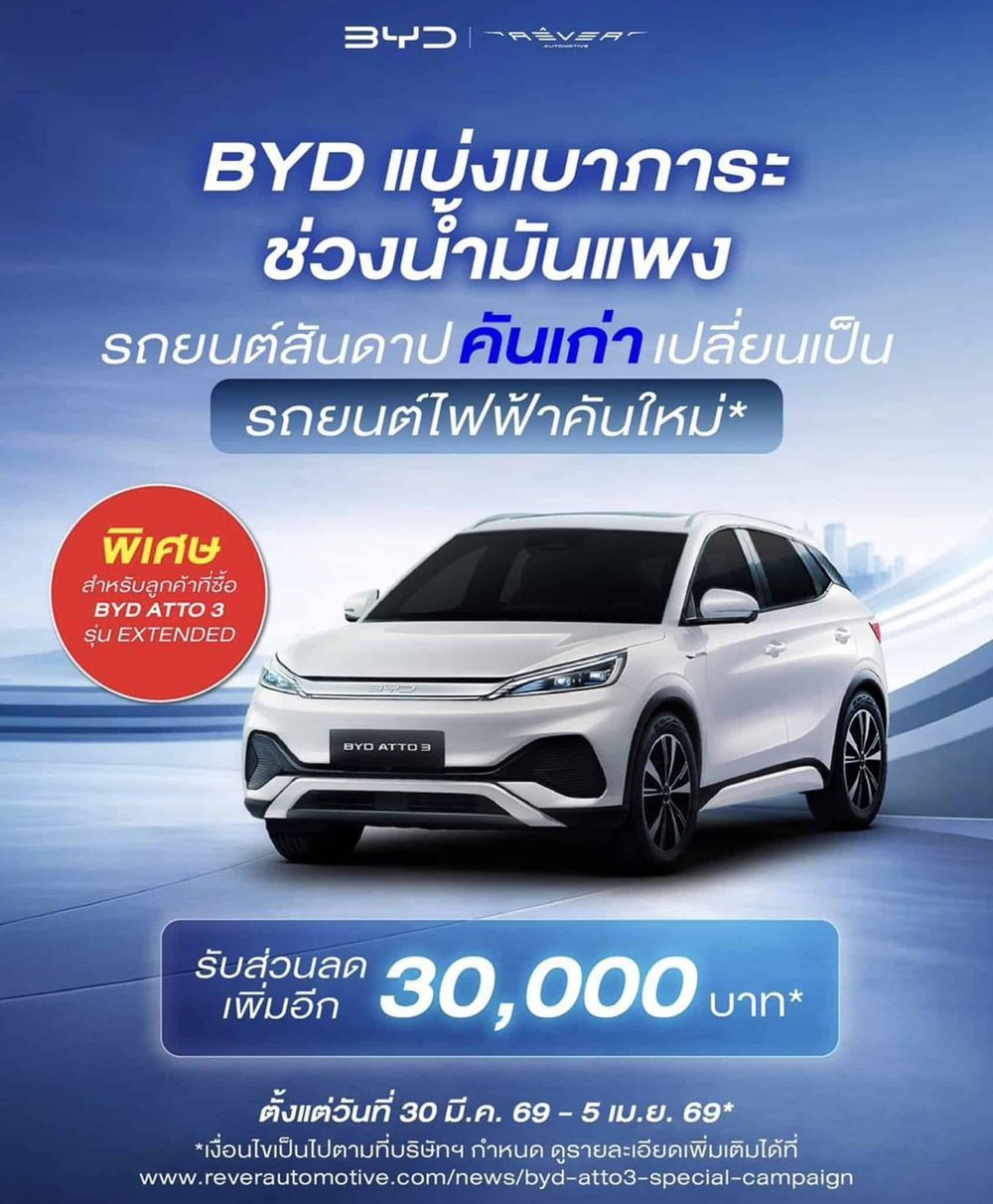 ราคา BYD Atto 3