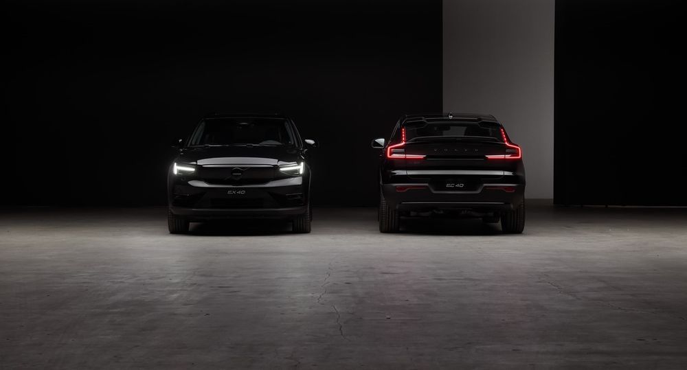 Volvo เปิดตัวรุ่นพิเศษ EX40 และ EC40 Black Edition (1)