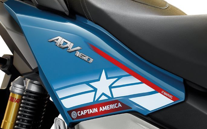 Honda ADV160 Captain America