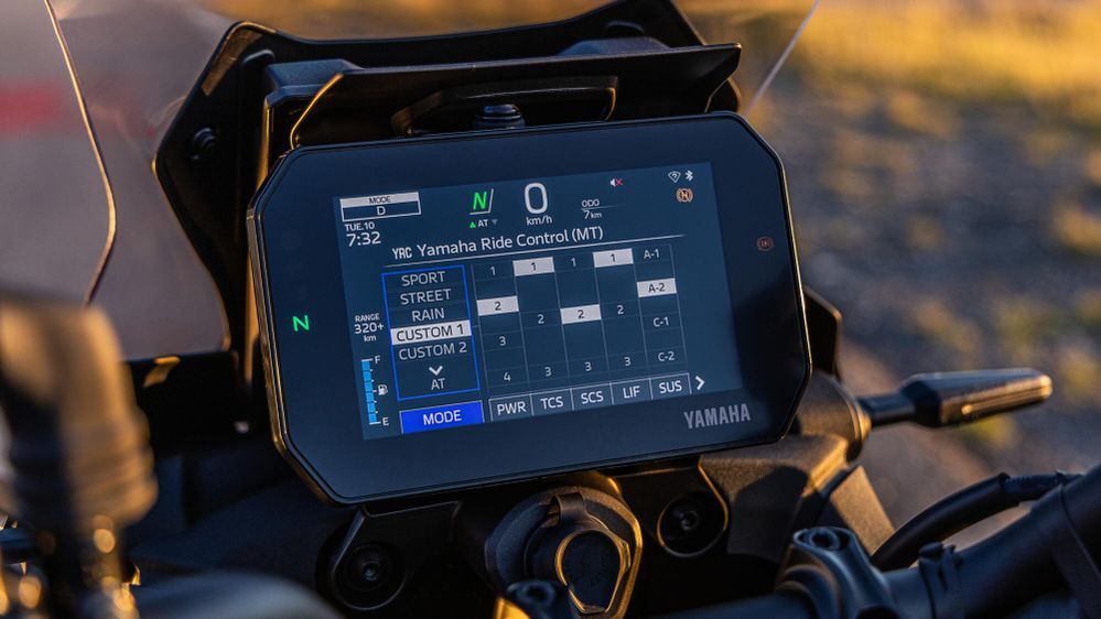 Yamaha TRACER 9 GT+ 2025 Riding mode