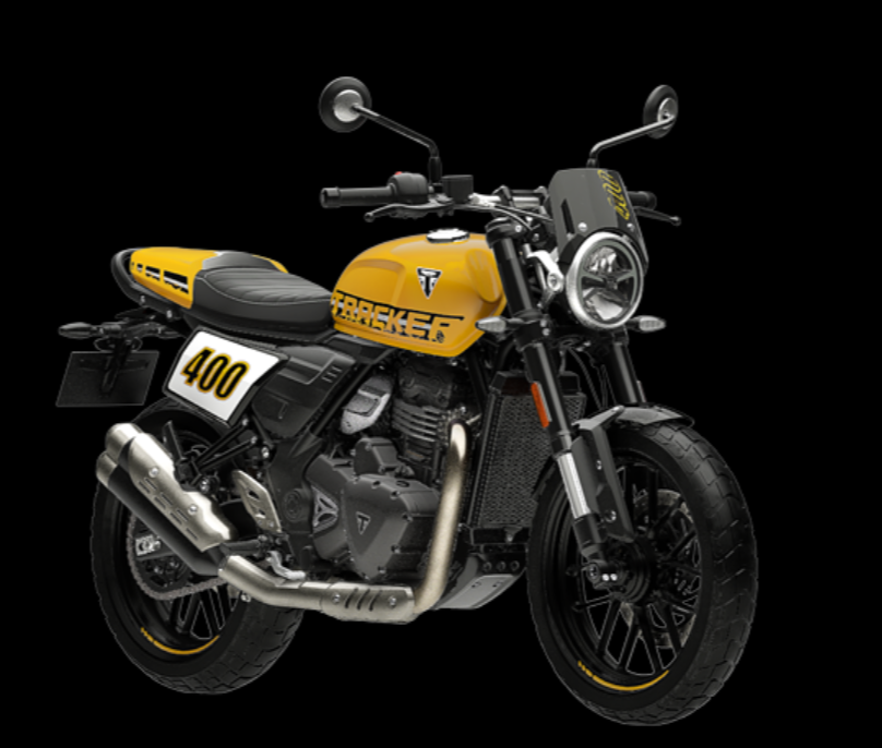Triumph Tracker 400 Yellow