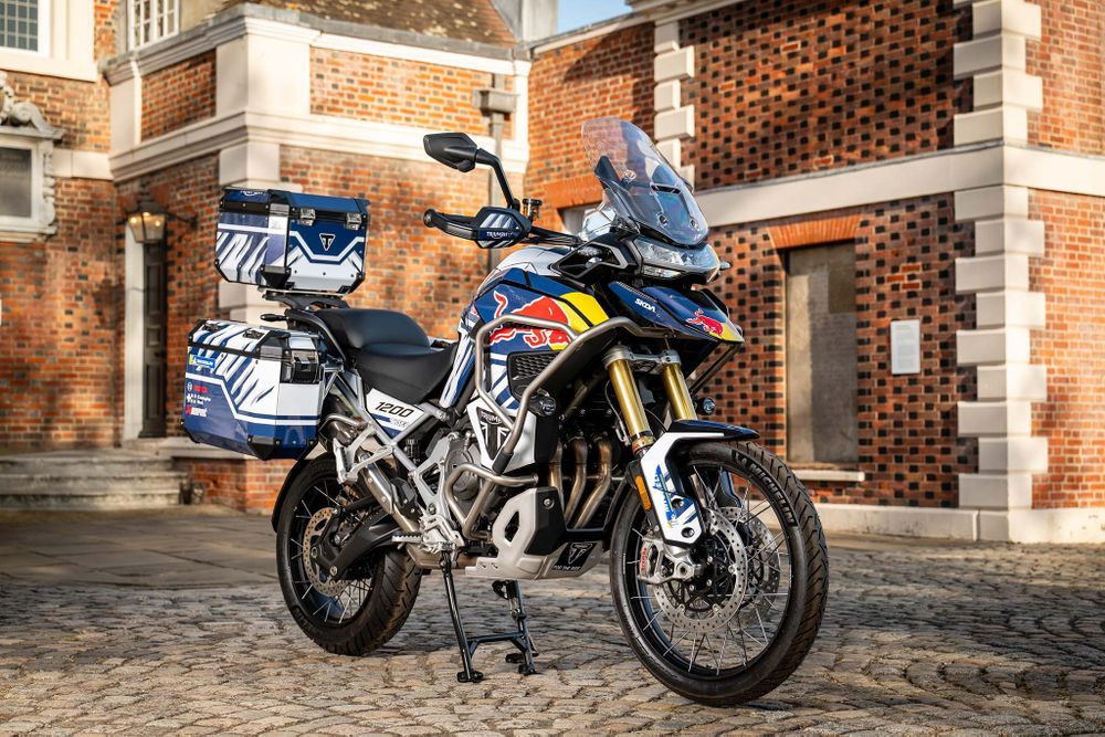 Triumph Tiger Explorer around the world