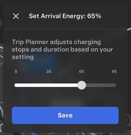 Tesla Arrival Energy