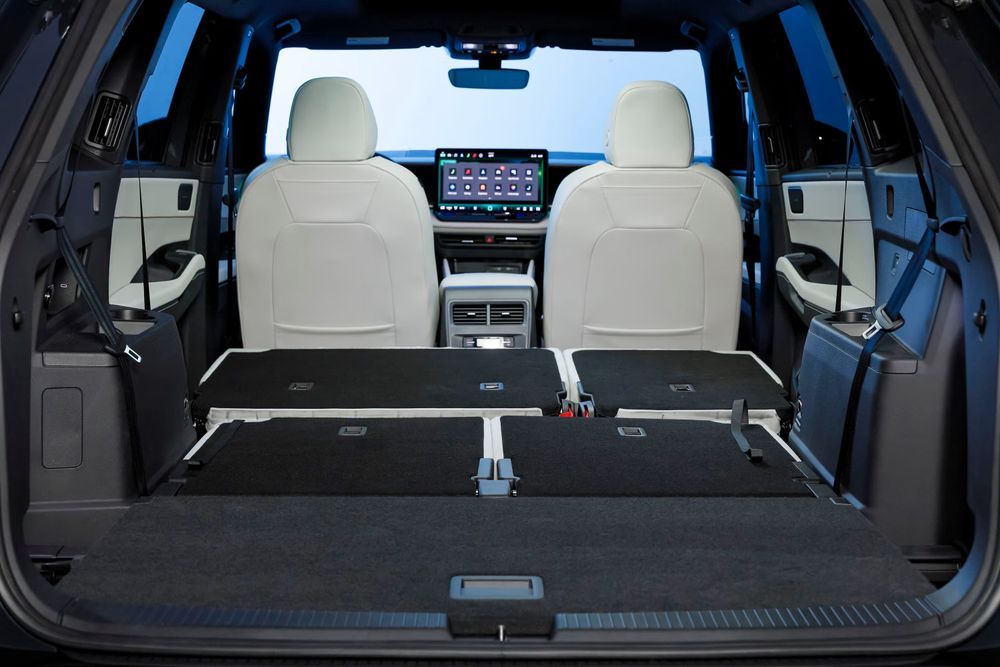 All New Volkswagen Atlas พื้นที่เก็บสัมภาระตอนท้ายแบบพับเบาะ