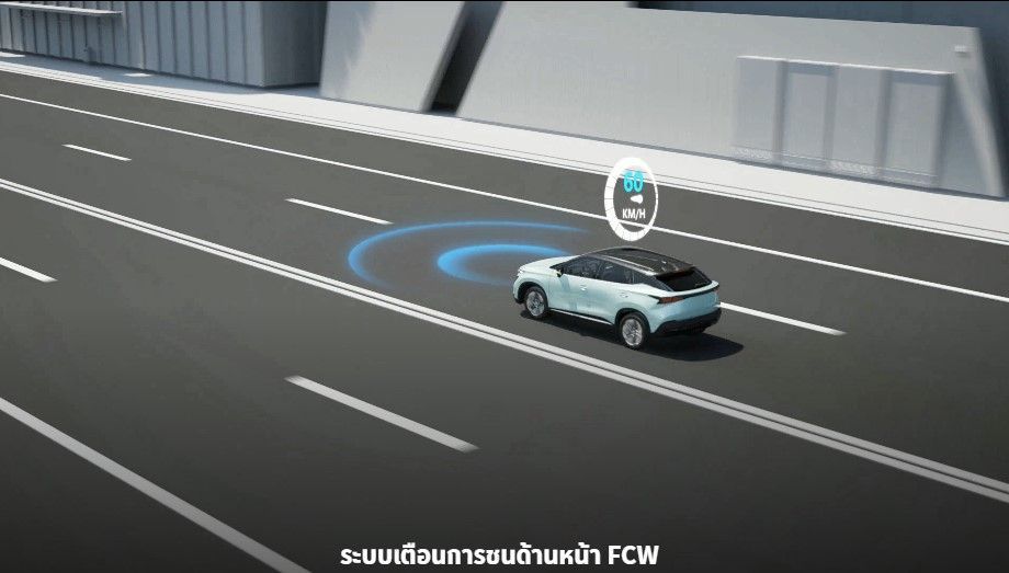 C5 EV 2025 ระบบเตือนการชนด้านหน้า FCW
