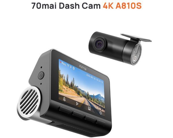 70mai เปิดตัวกล้องติดรถยนต์รุ่นเรือธงใหม่ล่าสุด A810S 2025