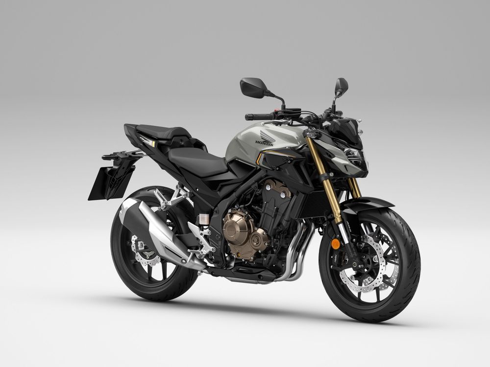 2022 Honda CB500F สี Mat Axis Gray Metallic
