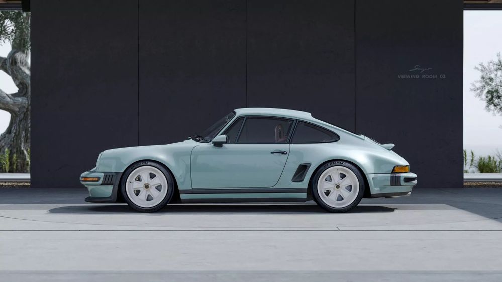 Porsche 911 Carrera Coupe by Singer ตัวถังด้านข้าง
