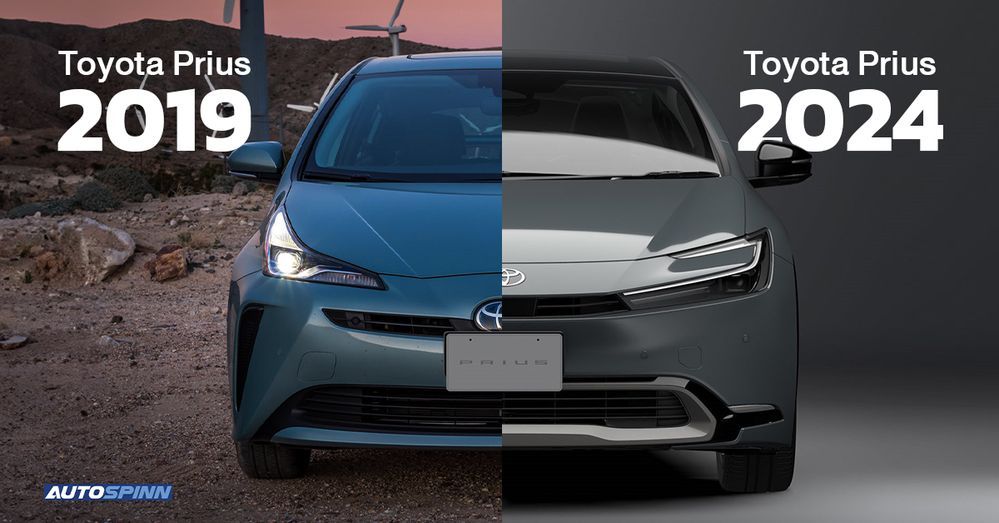 Toyota Prius 2019 VS 2024 Cover