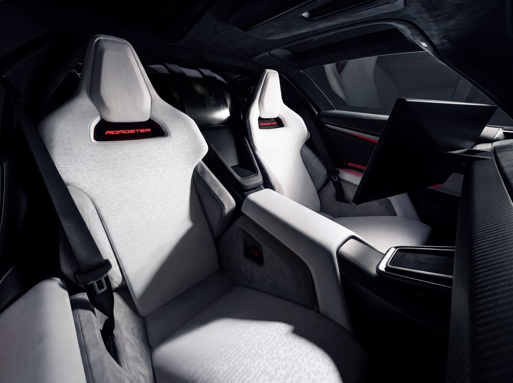 Tesla Roadster 2026 Interior
