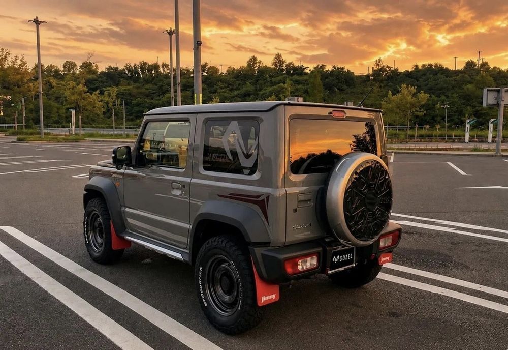 ชุดแต่ง Suzuki Jimny Gozel ด้านหลัง