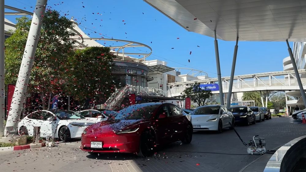 Tesla Thailand Delivery