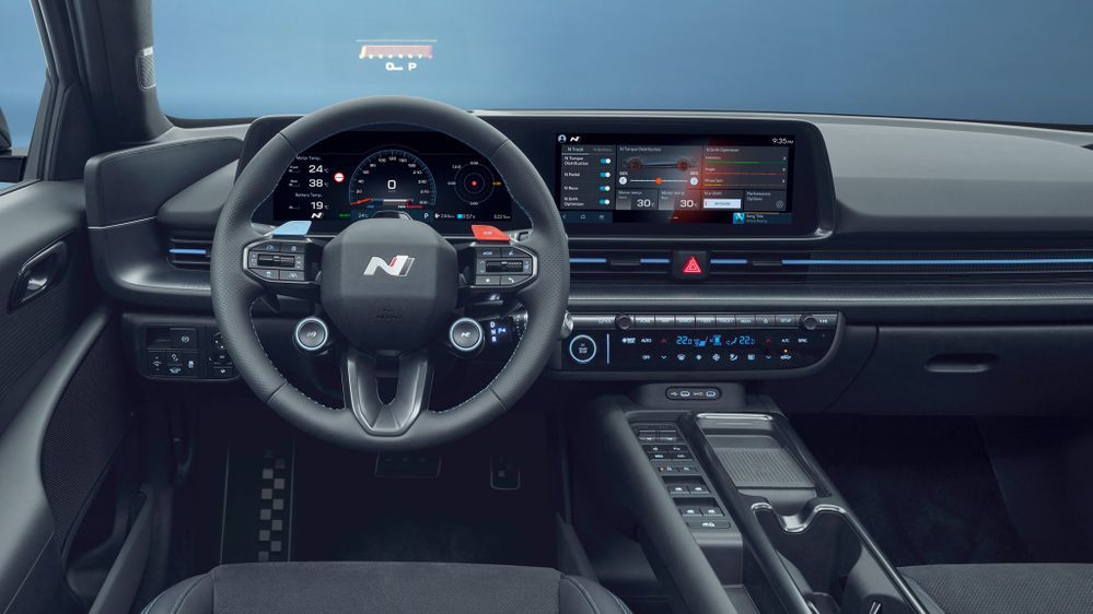 Hyundai Ioniq 6 N ค็อกพิต N สไตล์