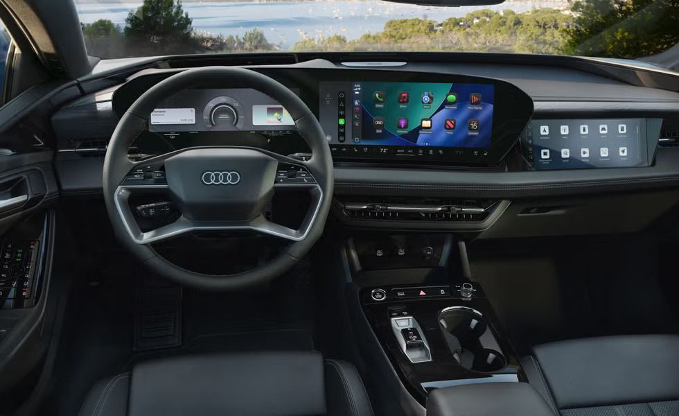 Audi A6 e-Tron 2027 ภายในห้องโดยสาร
