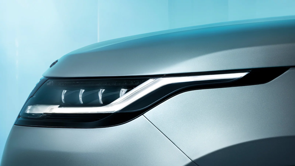 ไฟหน้าของ Range Rover Velar 