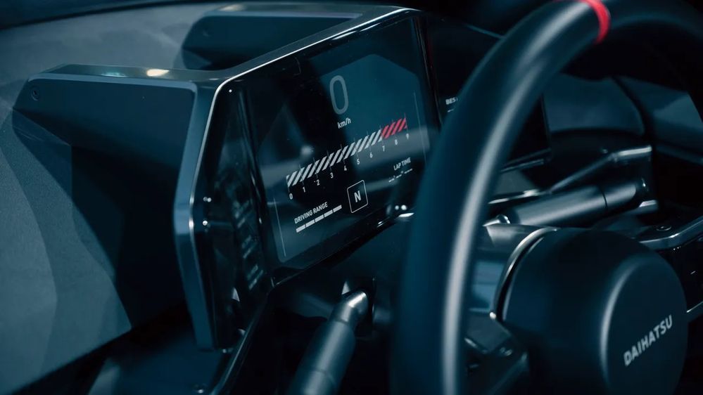 Daihatsu K-Open Concept หน้าจอแดชบอร์ด