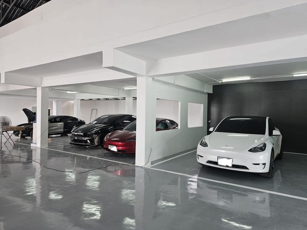 Tesla Service center body shop Chiang Mai CNX