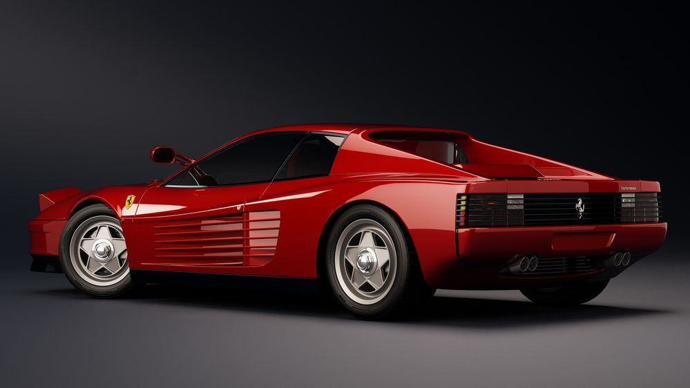 Ferrari Testarossa (Type F110) ด้านท้ายสวยๆ