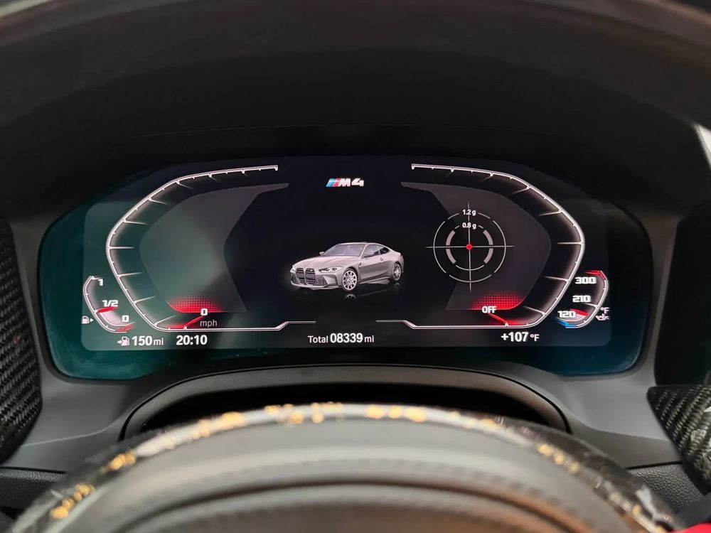 BMW M4 Competition DinMann (แดชบอร์ด)