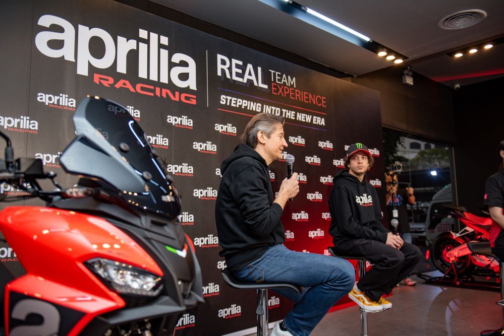 APRILIA Real Team Real Experience. Stepping into the new era