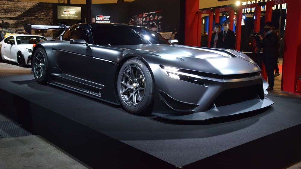 Toyota GR GT3 Concept ด้านหน้า