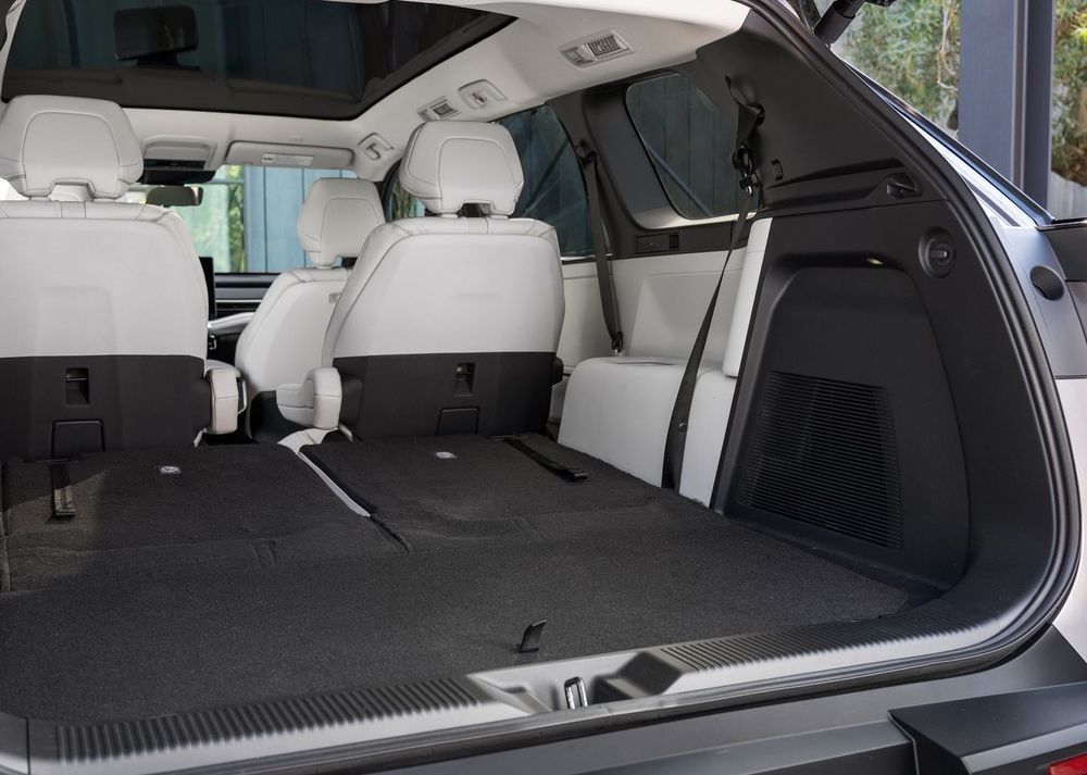 Toyota Highlander 2027 พื้นที่เก็บสัมภาระด้านท้าย